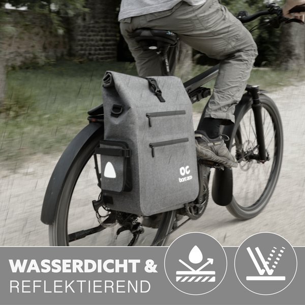 Tasche am Fahrrad