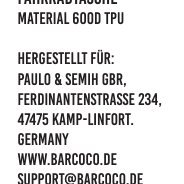 Waschlabel Vorderseite mit Herstellerangaben