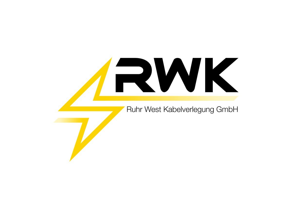 Digitalisiertes Logo RWK Ruhr West Kabelverlegung